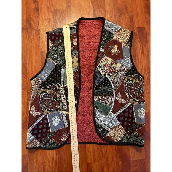 Vintage Handmade Women’s quilted vest. Size XL￼ - Picture 6 of 7